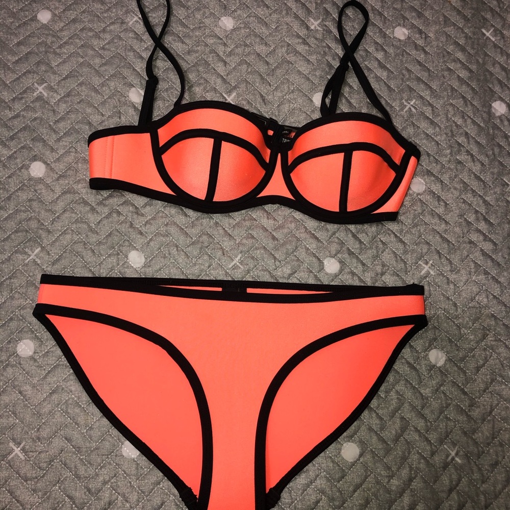 Triangl Bikini Set neon orange